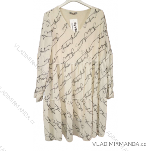 Elegantes Langarmkleid für Damen (S / M ONE SIZE) ITALIENISCHE MODE IMWP21u3727