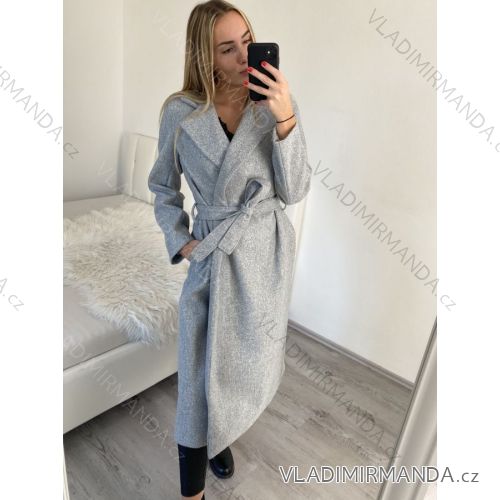 Kabát flaušový dámský (S/M ONE SIZE) ITALSKá MóDA IM322466