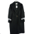 Strickjacke warm gestrickt Langarm Damen (M / L ONE SIZE) ITALIAN FASHION IM221302 schwarz S/M