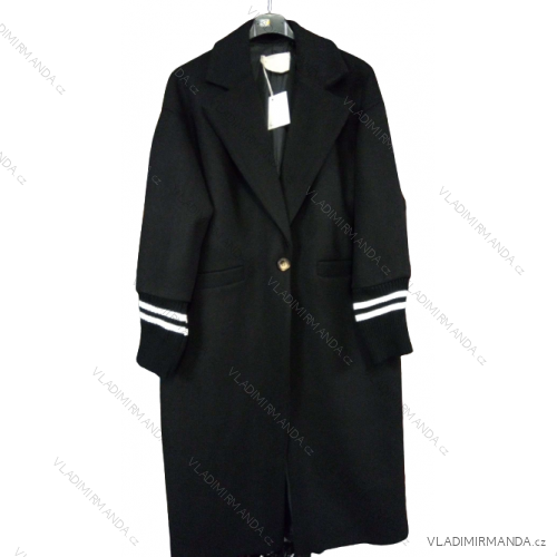 Strickjacke warm gestrickt Langarm Damen (M / L ONE SIZE) ITALIAN FASHION IM221302 schwarz S/M