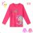 T-Shirt Langarm mit Pailletten Kindermädchen (98-128) KUGO DC0002