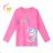 T-Shirt Langarm mit Pailletten Kindermädchen (98-128) KUGO DC0002