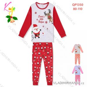 Schlafanzug lang Kleinkind Kinder Mädchen (80-110) KUGO MP1326