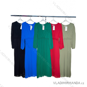 Elegantes Damenkleid mit langen Ärmeln (S/M ONE SIZE) ITALIAN FASHION IM4221091