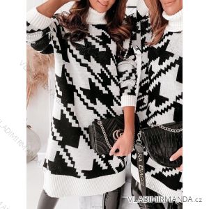 Sommerkleid Langarm geblümte Damen (UNI S / L) ITALIAN FASHION IMK20150