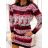 Sommerkleid Langarm geblümte Damen (UNI S / L) ITALIAN FASHION IMK20150