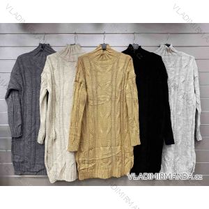Sommerkleid Langarm geblümte Damen (UNI S / L) ITALIAN FASHION IMK20150