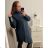 Damen Warmes Langarmkleid (L / XL ONE SIZE) ITALIAN FASHION IM421MIA