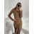 Šaty košilové dlouhý rukáv dámské (S/M ONE SIZE) ITALSKÁ MÓDA IMWB22192