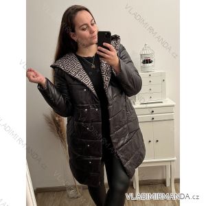 Wendbarer Winter-Damenmantel in Übergröße (2XL-6XL) POLISH FASHION HKW22C208040