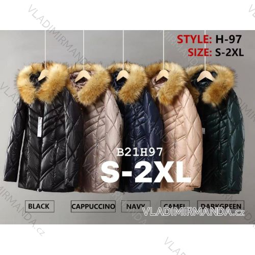 Bunda podzimní s kapucí dámská (S-2XL) ITALSKÁ MÓDA PMWB22B211832A