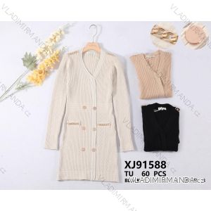 Strickkleid mit langen Ärmeln für Damen (Einheitsgröße S/M) FRENCH FASHION FMWT22J51765