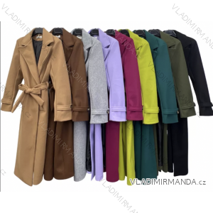 Damen-Herbst-Leder-Langarmmantel (S/M ONE SIZE) ITALIAN FASHION IMPLM2255500