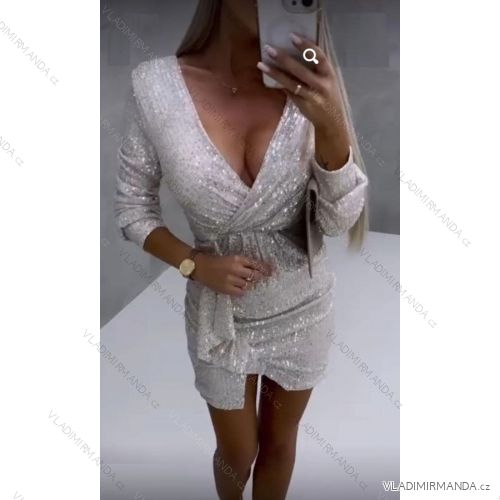 Sexy trägerloses Minikleid für Damen (S / M ONE SIZE) ITALIAN FASHION IMM22922