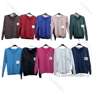 Damen Rollkragenpullover Strick Langarm Damen (uni sm) ITALIAN FASHION IM4192002