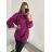 Langarm-Rollkragenpullover für Damen (S/M/L/XL/2XL ONE SIZE) ITALIAN FASHION IM422943 XL/2XL altrosa