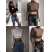 Šaty letní na ramínka dámské (S/M ONE SIZE) ITALSKÁ MÓDA IMPBB22B21841