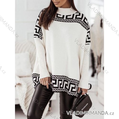 Oversize-Langarmpullover für Damen (S/M ONE SIZE) ITALIAN FASHION IMWGB223924