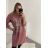 Warmes Langarmkleid aus Samt in Übergröße für Damen (L/XL/2XL, Einheitsgröße) ITALIAN FASHION IM322651