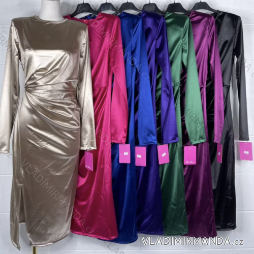 Šaty letní na ramínka dámské (S/M ONE SIZE) ITALSKÁ MÓDA IMPBB22B21841