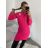 Damen Warmes Langarmkleid (L / XL ONE SIZE) ITALIAN FASHION IM421MIA