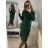 Sommerkleid Langarm geblümte Damen (UNI S / L) ITALIAN FASHION IMK20150