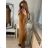 Sommerkleid Langarm geblümte Damen (UNI S / L) ITALIAN FASHION IMK20150