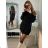 Kleid mit 3/4 Ärmeltasche für Damen (uni sl) ITALIAN Fashion IM3181746 světle béžová S/M