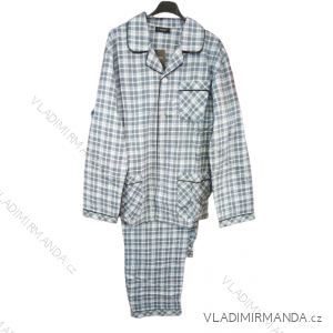 Herren Pyjama Long Flanel Übergröße (M-2XL) FASHION LAND SC135M