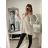 Damen Langarm Pullover (S / M ONE SIZE) ITALIAN FASHION IMM219072 S/M schwarz