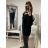 Damen Langarm Pullover (S / M ONE SIZE) ITALIAN FASHION IMM219072 S/M schwarz