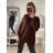 Damen Langarm Pullover (S / M ONE SIZE) ITALIAN FASHION IMM219072 S/M schwarz