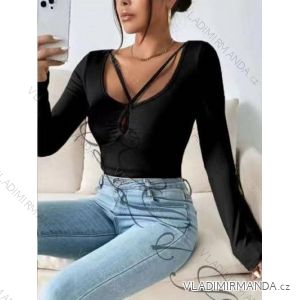 Langarm-T-Shirt für Damen (Einheitsgröße S/M) ITALIAN FASHION IMWDD223937