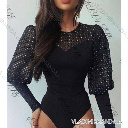 Eleganter Langarm-Body für Damen (Einheitsgröße S/M) ITALIAN FASHION IMWDD223940