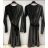 Šaty elegantní třpytivé dlouhý rukáv dámské (S/M ONE SIZE) ITALSKÁ MÓDA IMWDD223941