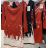 Kleid mit 3/4 Ärmeltasche für Damen (uni sl) ITALIAN Fashion IMWD20529