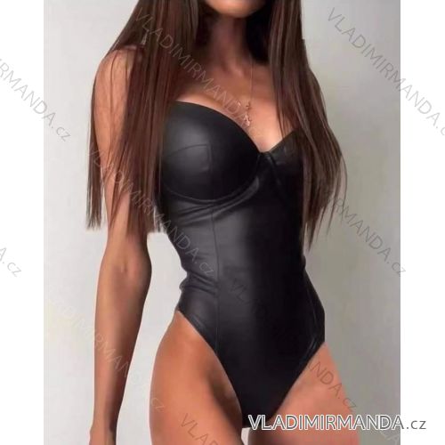 Eleganter trägerloser Damen-Bodysuit (S/M ONE SIZE) ITALIAN FASHION IMWE223981