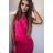 Elegantes Kurzarm-Sommerkleid für Damen (36-38-40-42-44) Polnische FASHION PMLK22ADRIANA