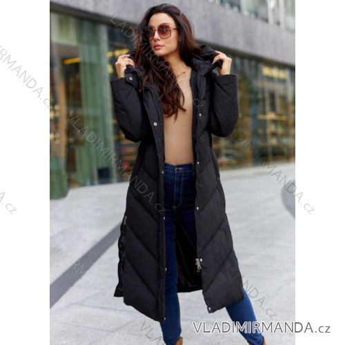 Damen Wintermantel (M-2XL) POLISH FASHION HKW228960 2XL schwarz