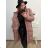 Winterjacke für Damen in großen Größen (3XL-7XL) POLISH FASHION HKW222274 56 brown Schokolade
