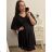 Damen-Kleid in Übergröße, elegant, kurze Ärmel (XL/2XL, Einheitsgröße), ITALIAN FASHION IMPSH2418025, Rosa, XL/2XL