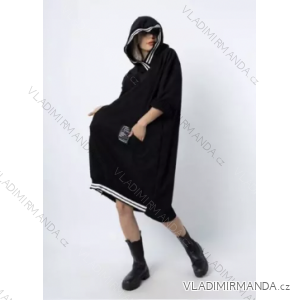 Elegantes Langarmkleid für Damen (S/M ONE SIZE) ITALIAN FASHION IMPLI2220433lurex