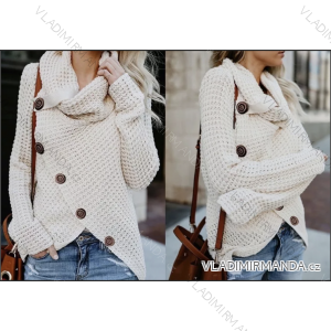 Damen-Strickpullover mit Stehkragen und langen Ärmeln (Einheitsgröße S/M) ITALIAN FASHION IMPLI228596