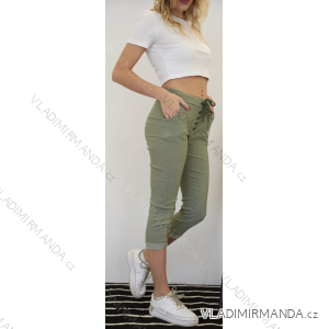 Kurze 3/4-Hose für Damen (Einheitsgröße S/M) ITALIAN FASHION IMPLI228259