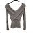 Damen-Strickpullover mit Stehkragen und langen Ärmeln (Einheitsgröße S/M) ITALIAN FASHION IMPLI228596