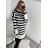 Elegantes Langarmkleid für Damen (S/M ONE SIZE) ITALIAN FASHION IMPLI2220433lurex
