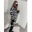 Elegantes Langarmkleid für Damen (S/M ONE SIZE) ITALIAN FASHION IMPLI2220433lurex