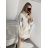 Svetr úpletový oversize s rolákem dlouhý rukáv dámský (S/M/L ONE SIZE) ITALSKá MóDA IM4221262 M / L schwarz