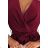 339-3 BINDY Feminines Kleid mit Ausschnitt - Burgund