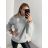 Oversize-Pullover mit Rollkragen und langen Ärmeln für Damen (S/M/L ONE SIZE) ITALIAN FASHION IMWD2292119